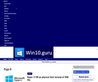 Win10.guru(Win 10 guru) Screenshot