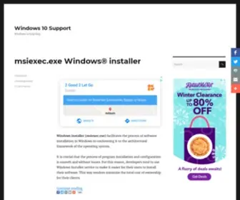 Win10.support(Windows 10 help blog) Screenshot