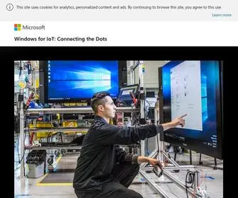 Win10Connectingthedots.com(Windows for IoT) Screenshot