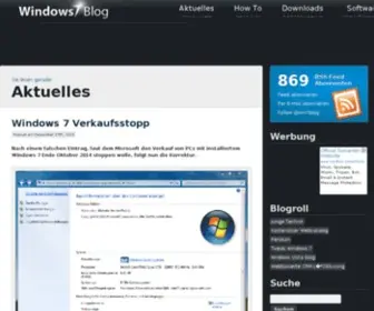 Win7Blog.de(Windows 7 Blog) Screenshot