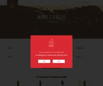 Wina-Bachus.pl(Sklep z Winami Online) Screenshot