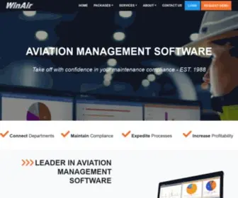 Winair.ca(Aviation Management Software (Operator) Screenshot