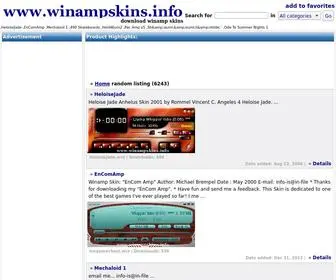Winampskins.info(Download winamp skins) Screenshot