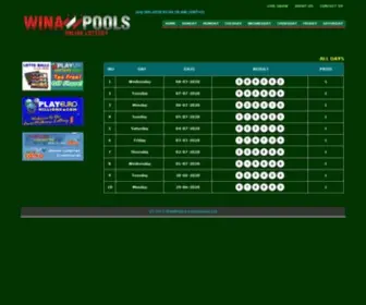 Winapools.com(WINAPOOLS) Screenshot