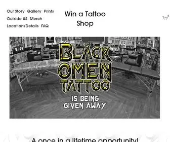 Winatattooshop.com(Win a Tattoo Shop) Screenshot