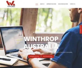 Winaust.com.au(Winthrop Australia) Screenshot