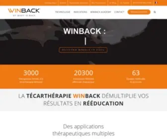 Winback.com(Tecar Therapy Winback) Screenshot