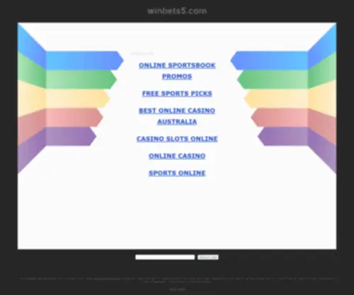 Winbets5.com Screenshot