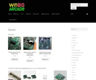 Winbigarcade.com(Arcade parts) Screenshot