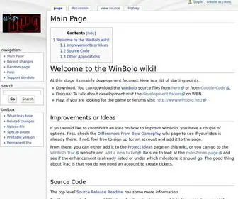 Winbolo.org(Main Page) Screenshot