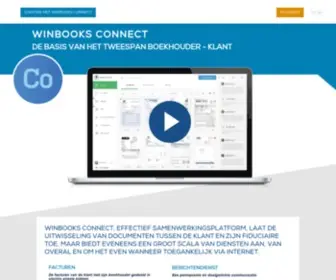 Winbooksconnect.be(Winbooks connect) Screenshot