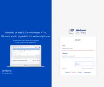 Winbooksonweb.be(WinBooks on Web) Screenshot