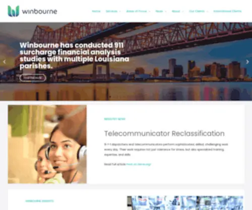Winbourneconsulting.com(Your Partner in Public Safety and Management Consulting) Screenshot