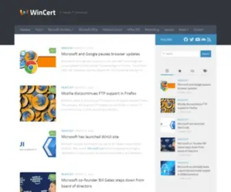 Wincert.net(A Friendly IT Community) Screenshot