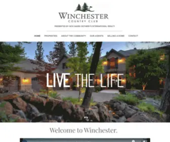 Winchesterca.com(Winchester Country Club) Screenshot