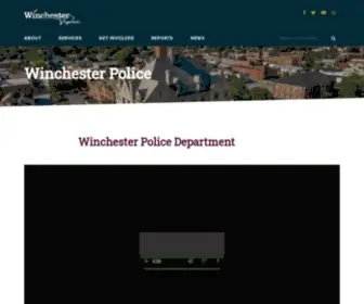 Winchesterpolice.org(Winchester Police) Screenshot