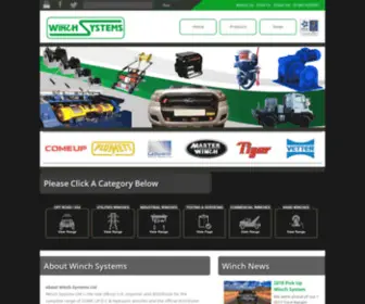 Winchsystems.co.uk(Winches, hoists and capstans) Screenshot