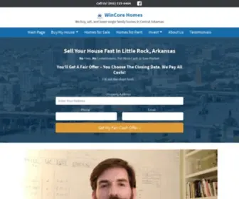 Wincorehomes.com(Sell My House Fast) Screenshot