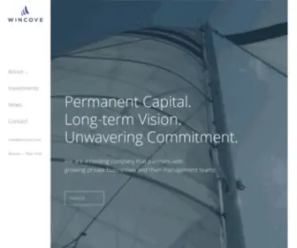 Wincove.com(Wincove Private Holdings) Screenshot