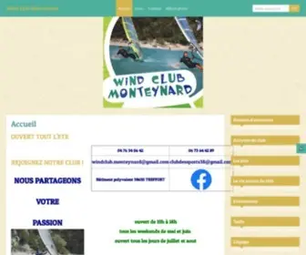 Wind-Club-Monteynard.com(Wind Club Monteynard) Screenshot