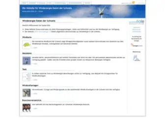 Wind-Data.ch(Windenergie-Daten der Schweiz) Screenshot