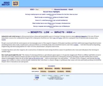 Wind-Watch.org(Wind Watch) Screenshot