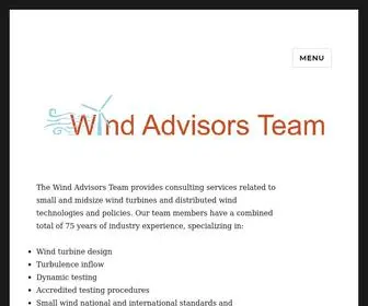 Windadvisorsteam.com(The Wind Advisors Team) Screenshot