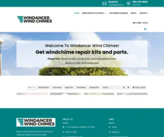 Windancerchimes.com(Windancer Wind Chimes #1 Repair and parts for All Wind Chimes) Screenshot