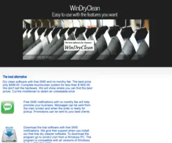 Windc2.com(WinDryClean Dry cleaners software) Screenshot