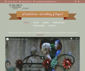 Windchimeweddingchapel.com(The Windchime Wedding Chapel) Screenshot