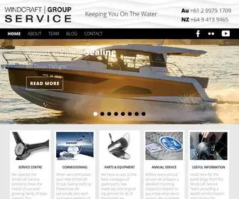 Windcraftgroupservice.com(Windcraft Group Service Keeping You On The Water) Screenshot