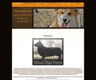 Winddialfarm.com(AKC Pembroke Welsh Corgi Puppies In Kansas) Screenshot