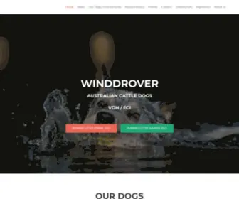 Winddrover.com(Australian Cattle Dogs) Screenshot