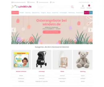 Windeln.com(Babynahrung, Windeln & Kleidung) Screenshot