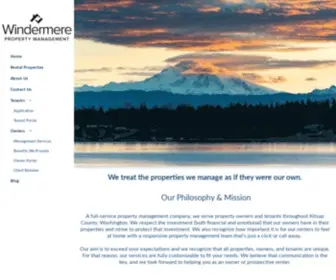 Windermereforrent.com(Windermere Property Management) Screenshot