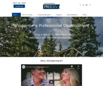 Windermereu.com(Windermere Professional Development) Screenshot