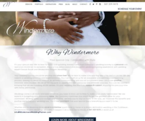 Windermereweddingplanner.com(Chicago Wedding Planner) Screenshot
