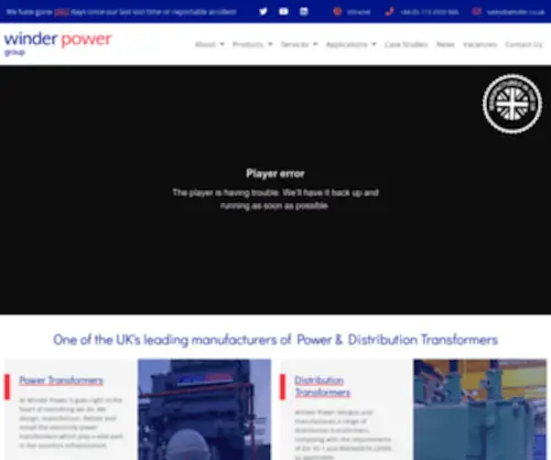 Winderpower.co.uk(Winder Power) Screenshot
