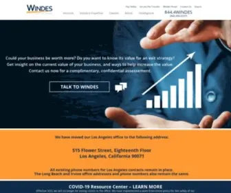 Windes.com(Accounting Firm for Tax Audit & Advisory Services) Screenshot
