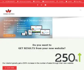 Windexinfotech.com(Call) Screenshot