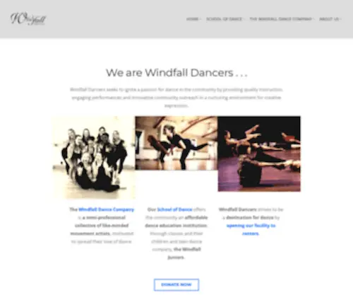 Windfalldancers.org(Windfalldancers) Screenshot