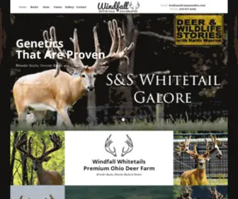 Windfallwhitetails.com(Windfall Whitetails) Screenshot