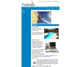 Windfind.com(Margarita Island Windsurfing Vacations) Screenshot