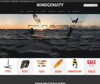 Windgenuity.com.au(Naish Australia) Screenshot