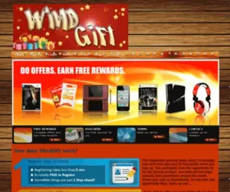 Windgift.info(It's easy to get points from your computer) Screenshot