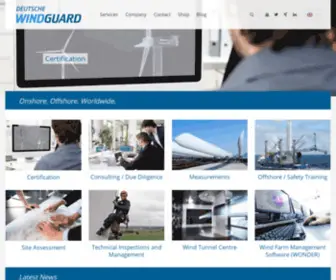 Windguard.com(Deutsche WindGuard) Screenshot
