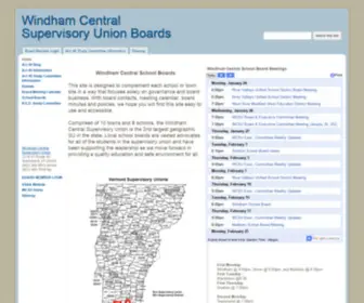 Windhamcentralboard.org(Windham Central Supervisory Union Boards) Screenshot