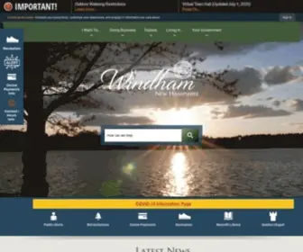 Windhamnh.gov(Windham, NH) Screenshot