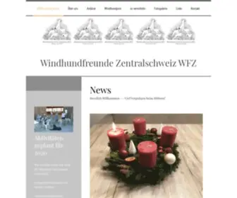 Windhundfreunde.ch(Windhundfreunde Zentralschweiz) Screenshot