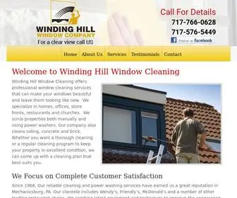 Windinghillwindowcleaning.com(Winding Hill Window Cleaning offers professional window cleaning services in Mechanicsburg) Screenshot